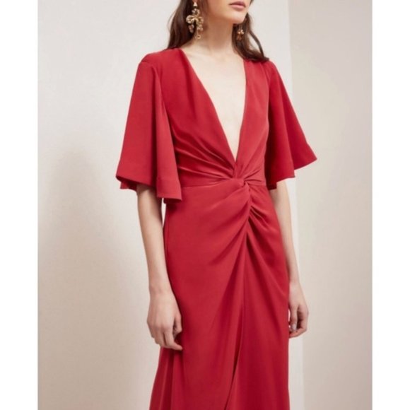 Keepsake Plunge Neckline Gown - Picture 2 of 12